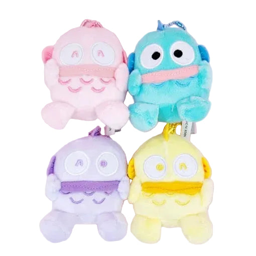 Sanrio Korea | Colorful Hangyodon Plush Keychain