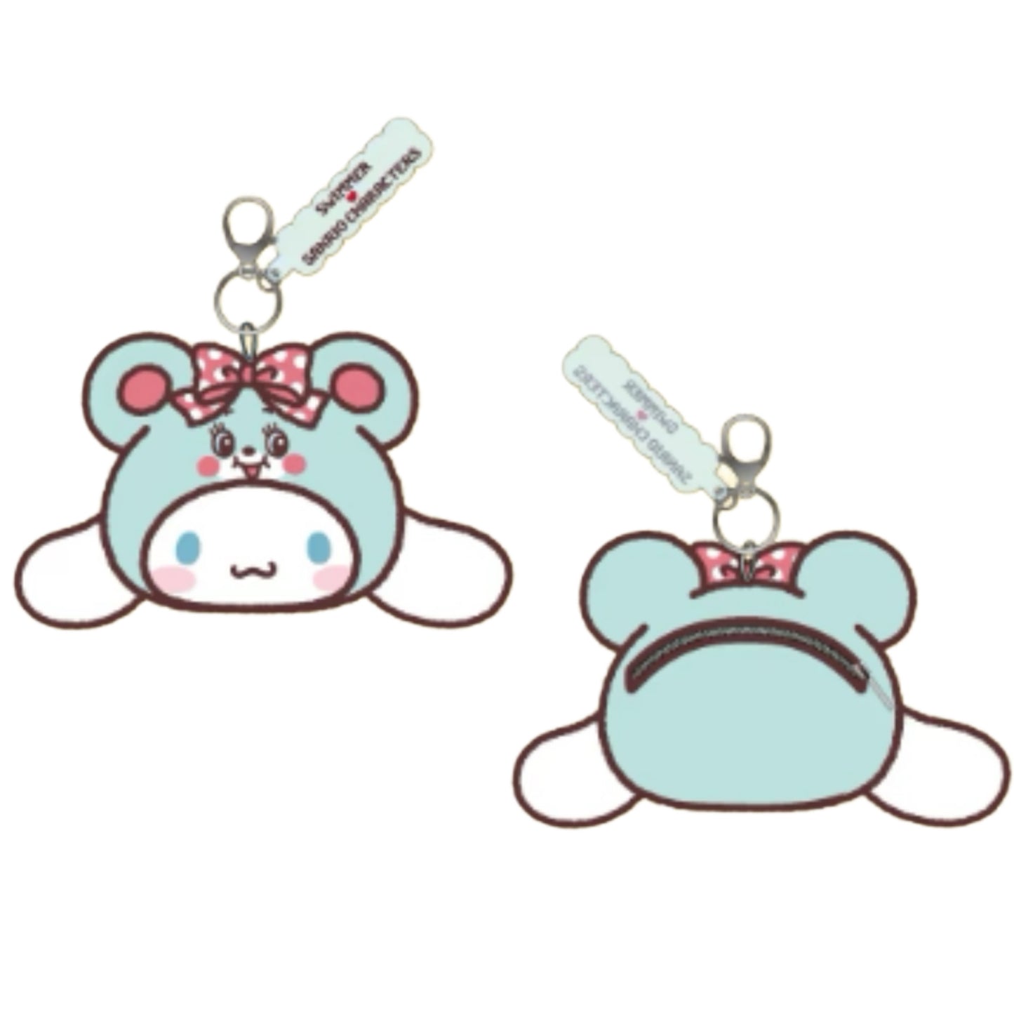 Sanrio | SWIMMER x Sanrio Characters Face-shaped Plush Pouch - Cinnamoroll
