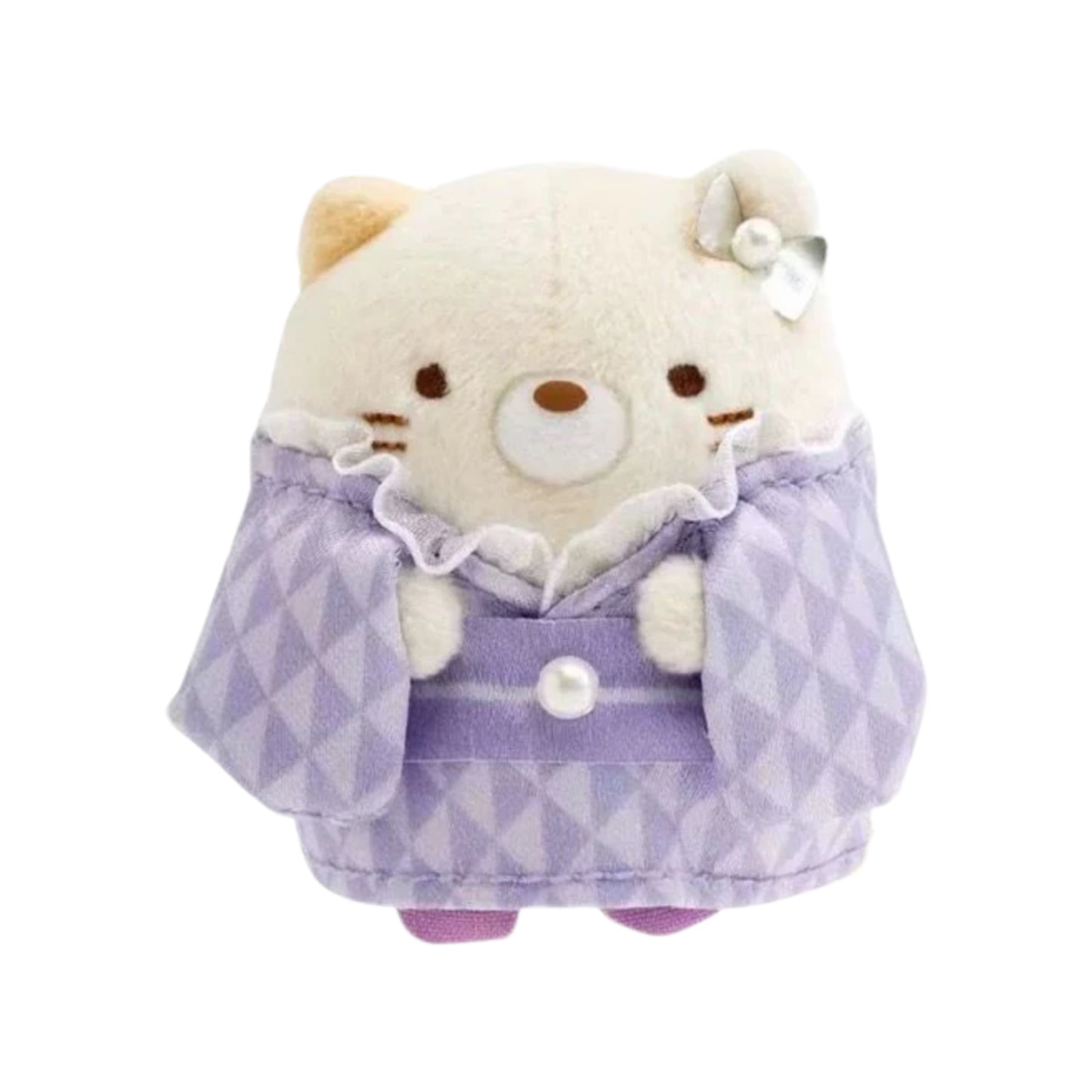San-X | Sumikko Gurashi Kimono Hand-held Tenori Plush Toy - Cat