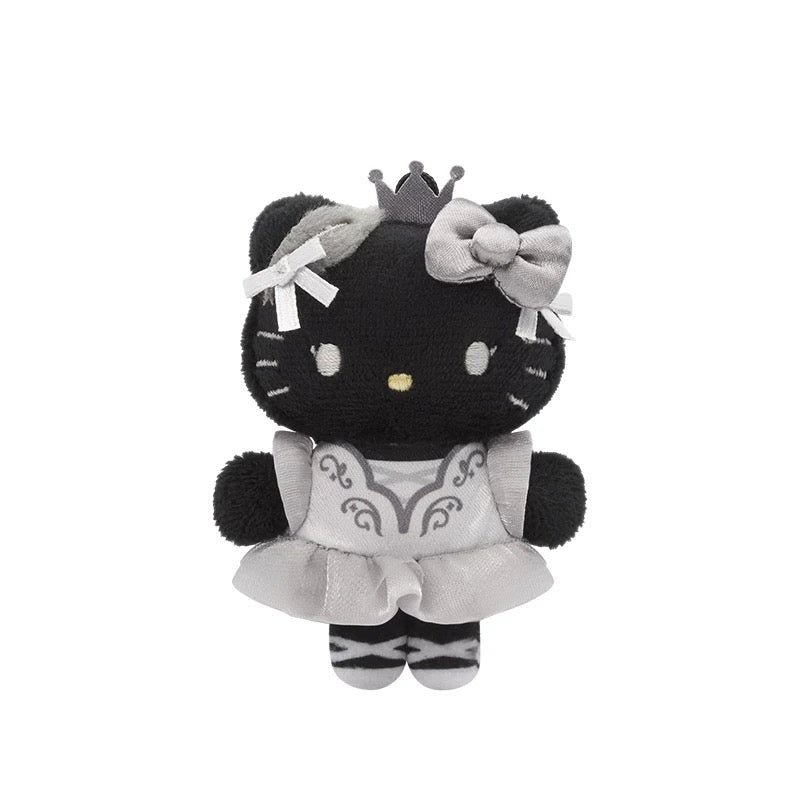 Sanrio CHN | Sanrio Characters Ballerina Mascot Badge - Hello Kitty (Black)