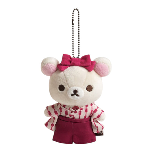 San-X | 'Rilakkuma Bath Limited | Dogo Korilakkuma Hanging Plush Toy MY90601