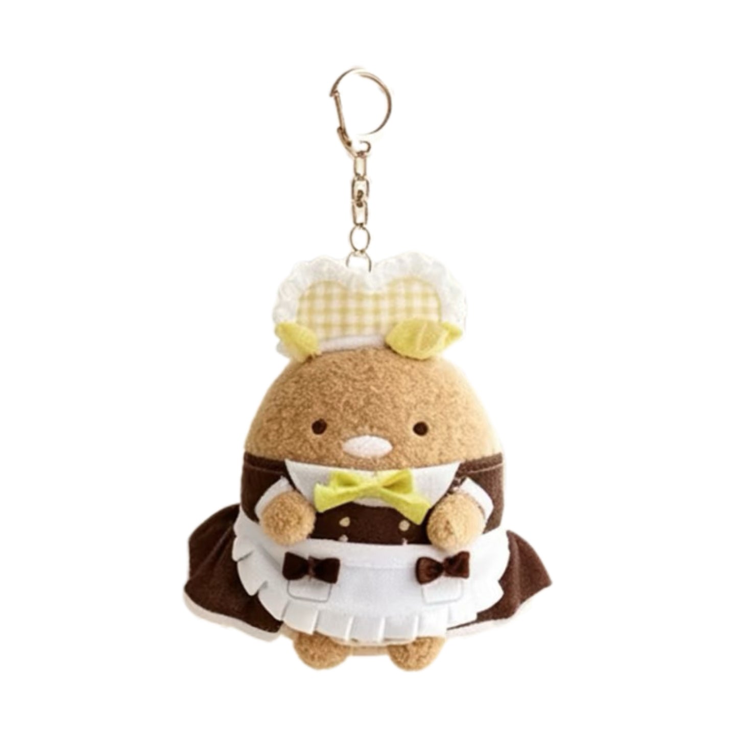 San-X | At Home Cafe x Sumikko Gurashi Waitress Hanging Plush Toy - Tonkatsu