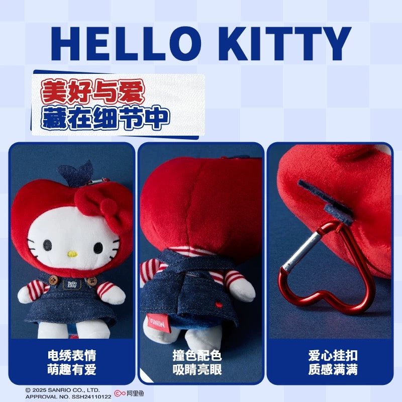 Sanrio CHN | Sanrio x Miniso Limited Hello Kitty Apple Mascot Holder With Heart Carabiner