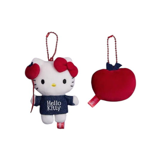 Miniso x Sanrio | Sanrio CHN Limited Hello Kitty Apple Mascot Twin Pack with Ball Chain