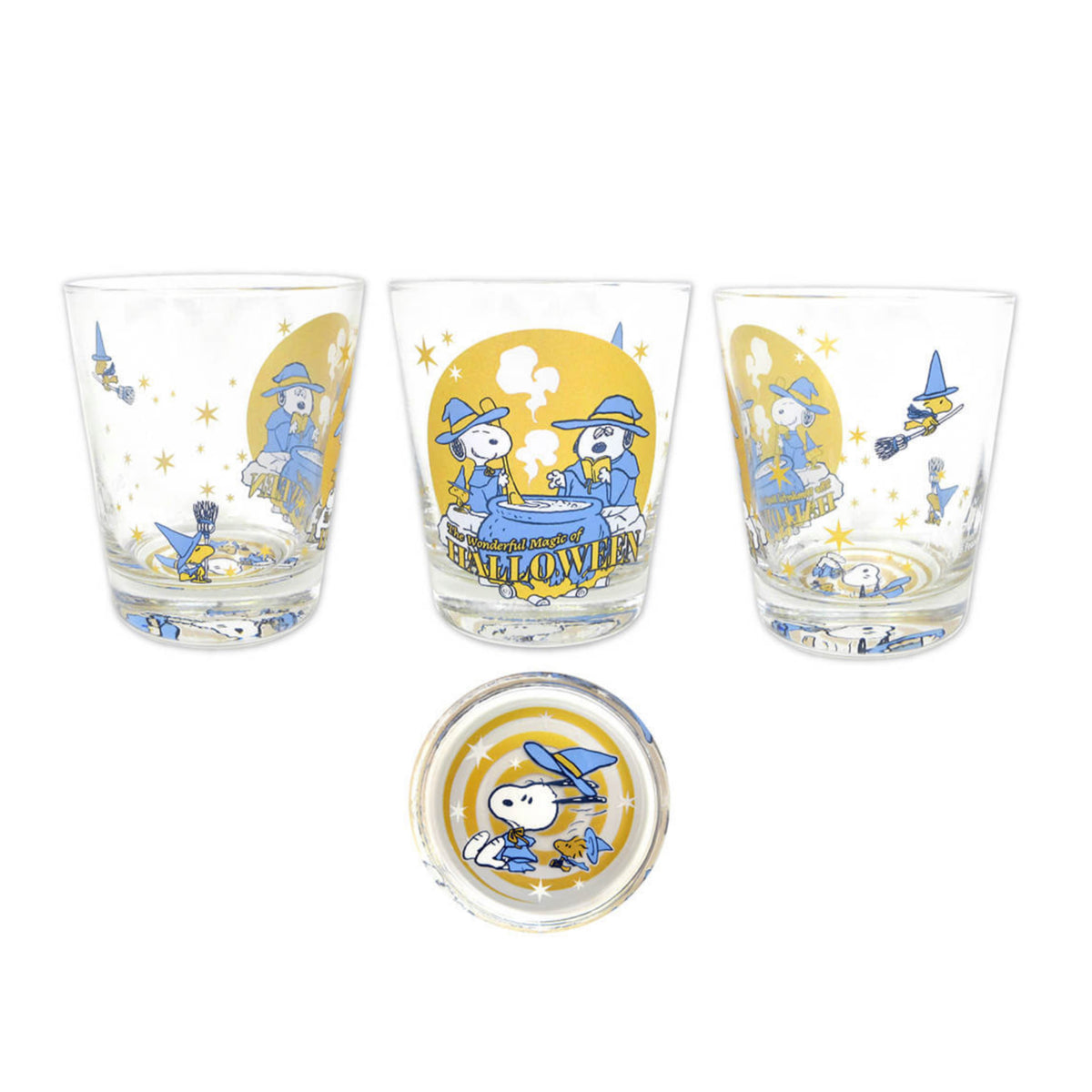 PEANUTS | Snoopy Town Magical Halloween Round Glass