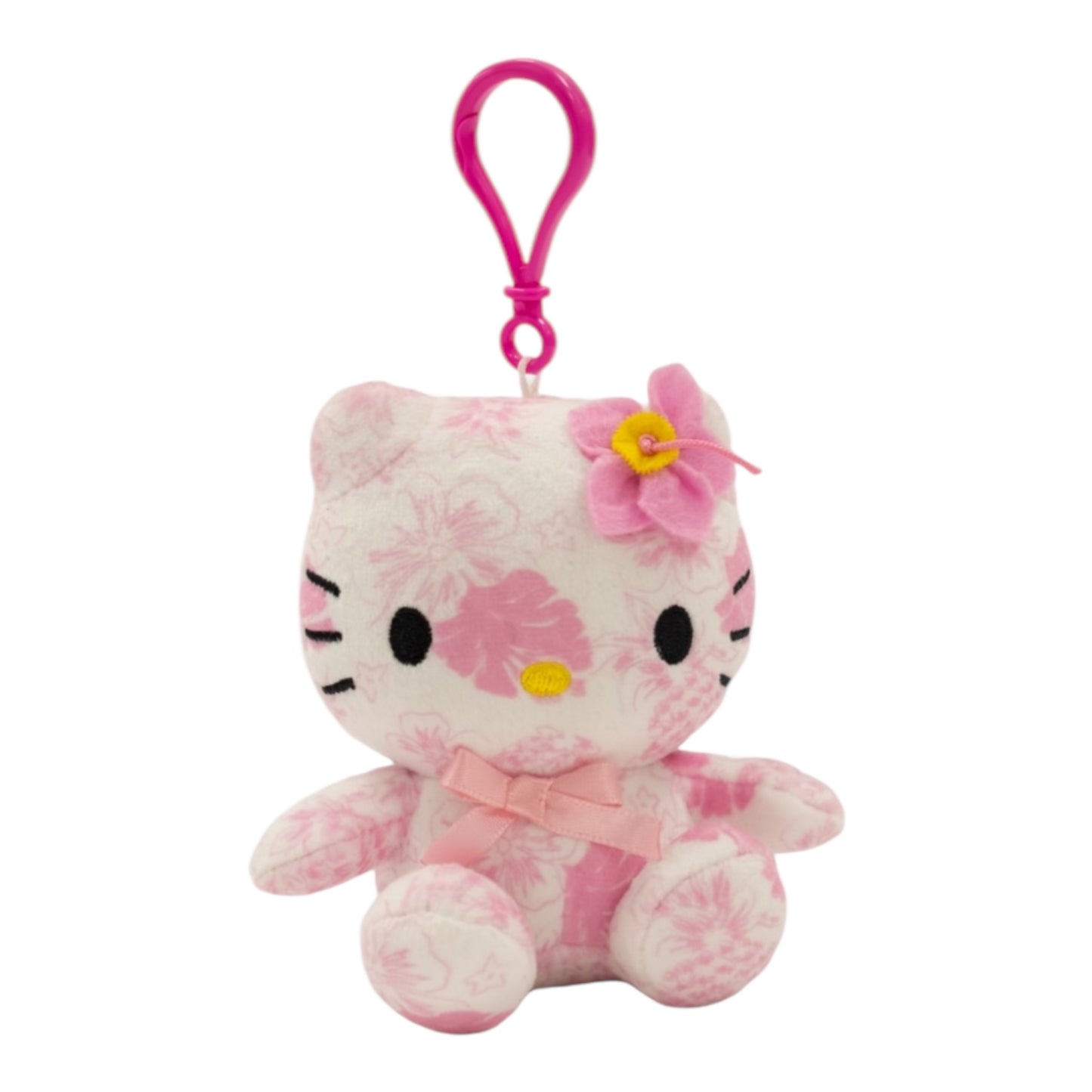 Sanrio | Hawaii Limited | Hello Kitty® Plush 4" w/ Strap - Pattern: Pink
