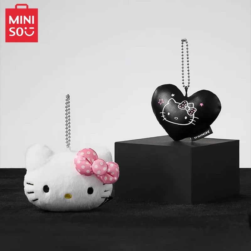 Miniso x Sanrio | Hello Kitty Heart Mascot Twin Pack with Ball Chain