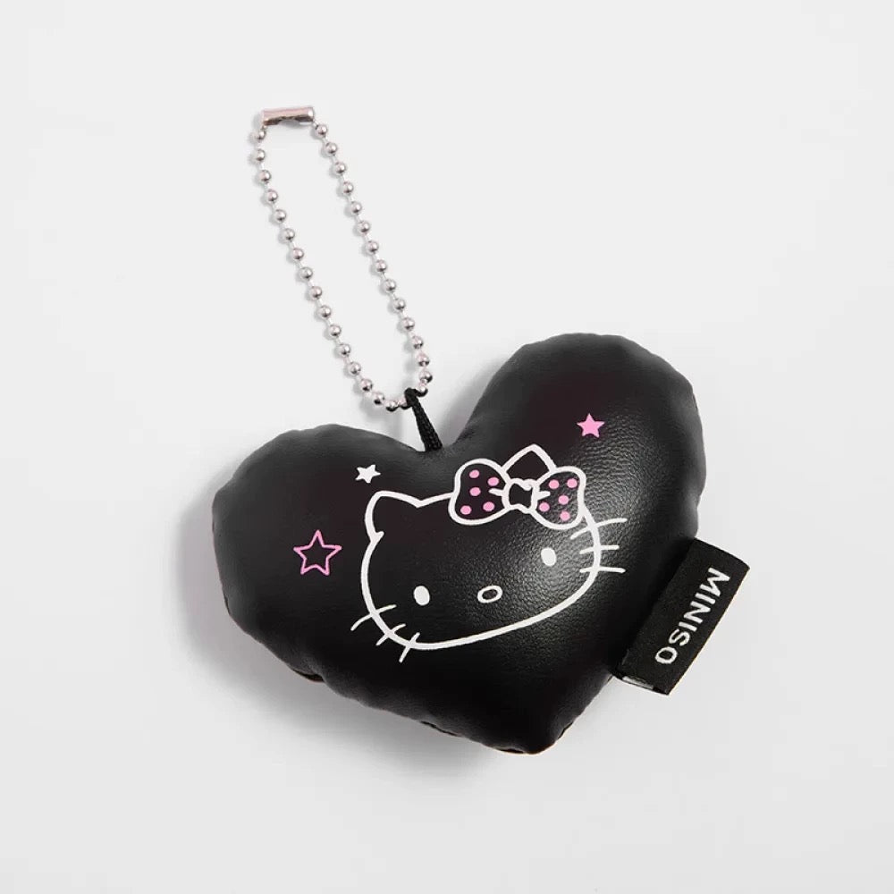 Miniso x Sanrio | Hello Kitty Heart Mascot Twin Pack with Ball Chain