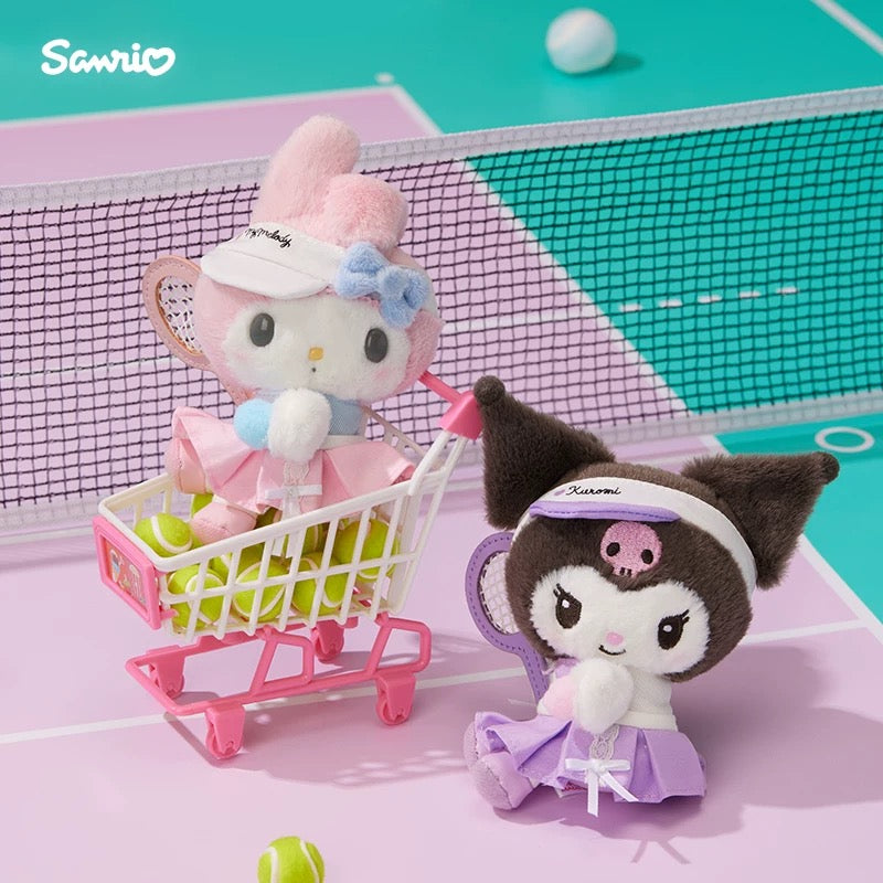 Sanrio CHN | Sanrio Tennis Series Plush Mascot Keychain - Hello Kitty