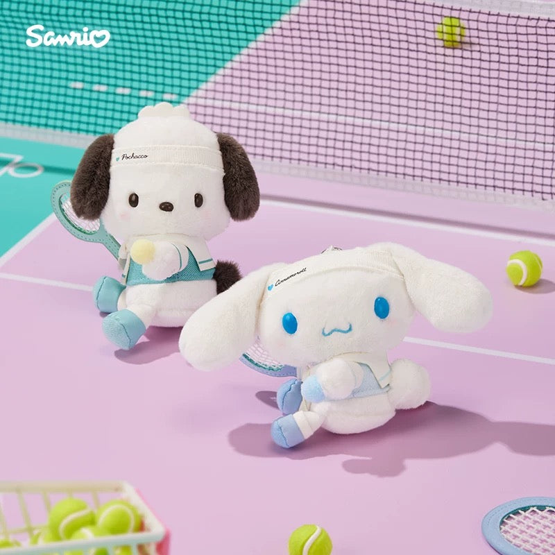 Sanrio CHN | Sanrio Tennis Series Plush Mascot Keychain - Hello Kitty