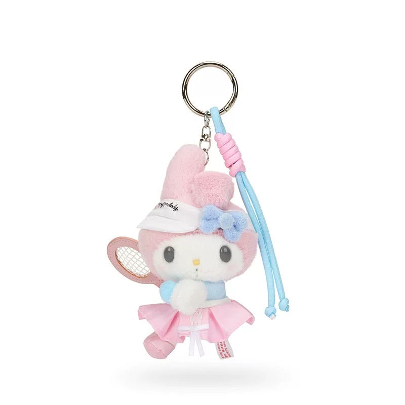 Sanrio CHN | Sanrio Tennis Series Plush Mascot Keychain - My Melody