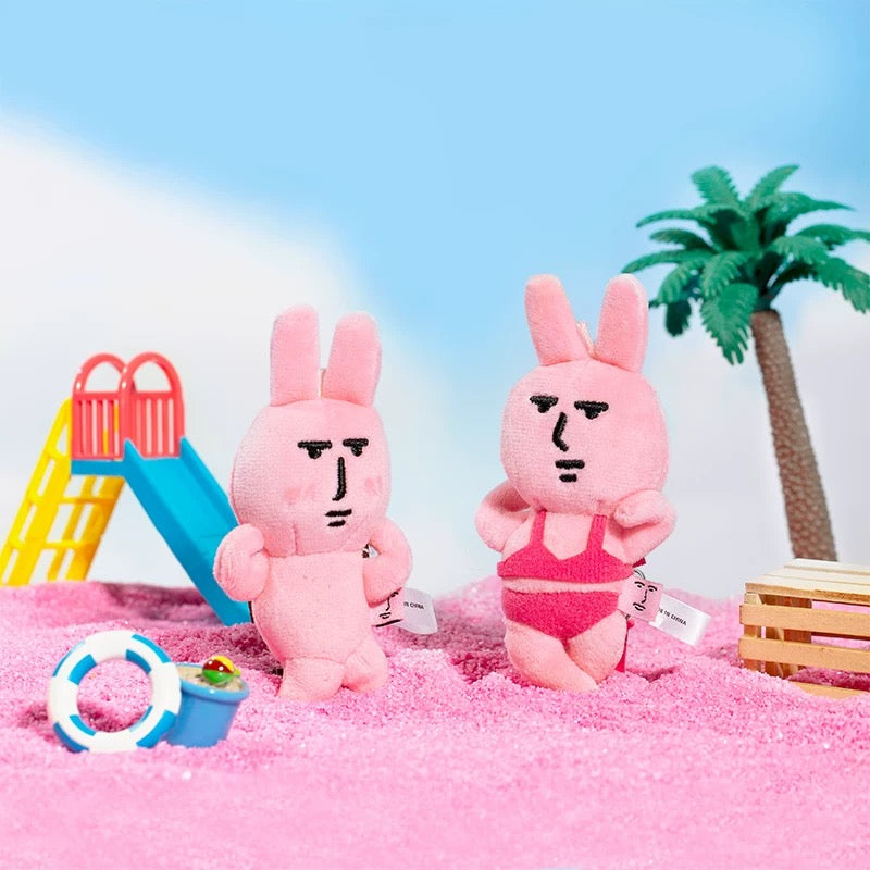 MY FRIEND RABBIT | Pink Rabbit Swim Wear Mascot Holder