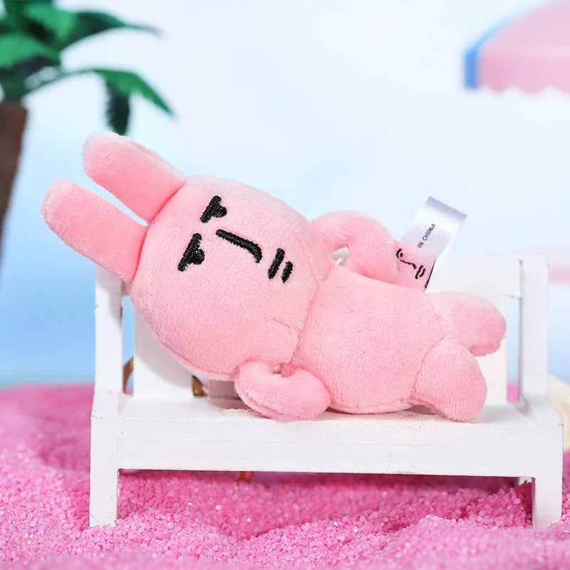 MY FRIEND RABBIT | Pink Rabbit Swim Wear Mascot Holder