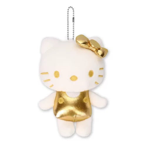 Sanrio Avail | Hello Kitty White & Shinny Mascot Charm - White & Gold