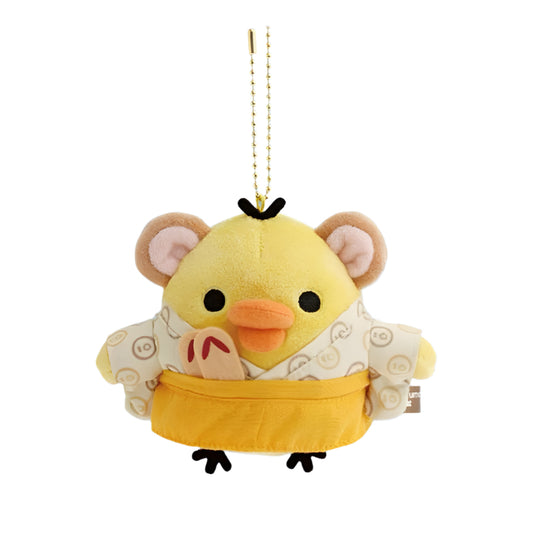 San-X | Kansai Souvenir Limited Design | Rilakkuma Osaka Hideyoshi Hanging Plush - Kiiroitori MV12101