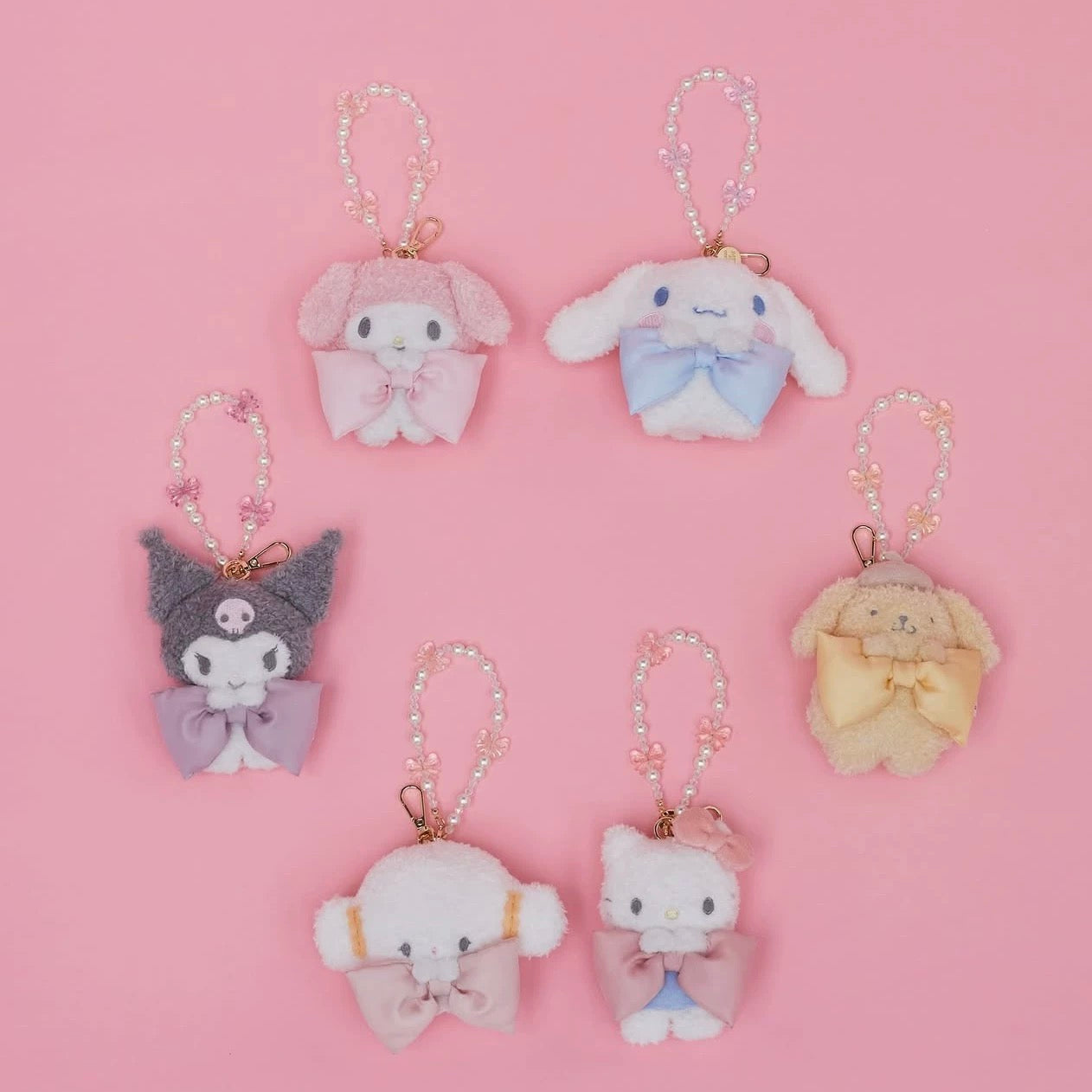 Maison de FLEUR x Sanrio characters Plush Toy Charms