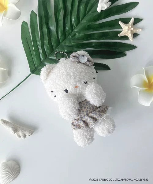 AS KNOW AS plus x Sanrio Characters Plush Keychain