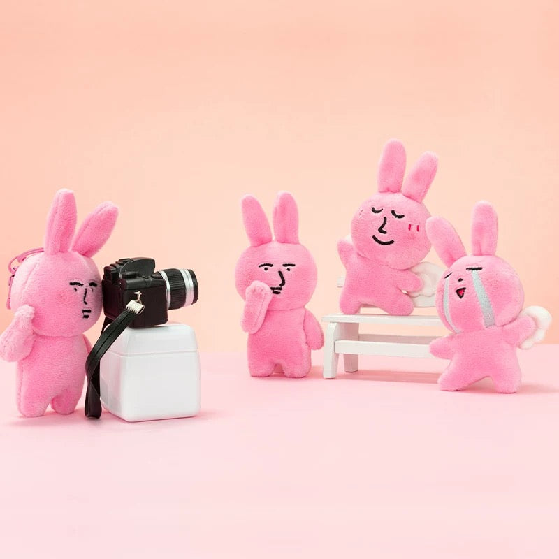 MY FRIEND RABBIT | Pink Rabbit Mascot Keychain
