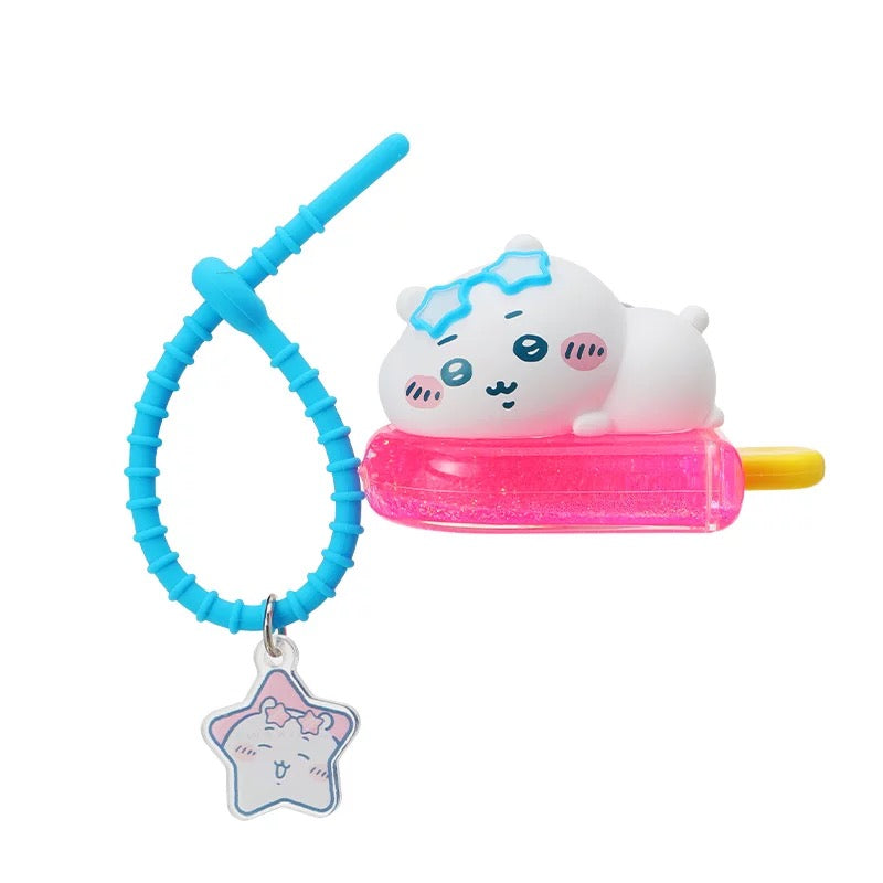 Miniso x Chiikawa | Chiikawa Summer Day Series Ice Cream Quicksand Pendant Charm