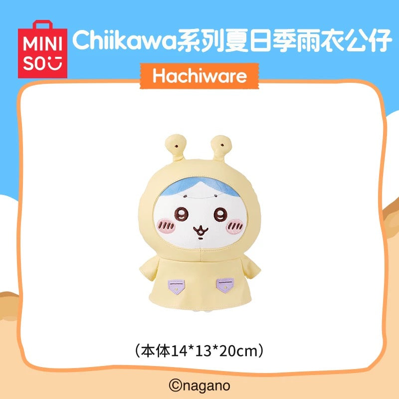 Miniso x Chiikawa | Chiikawa Summer Day Series Raincoat Plush - Usagi