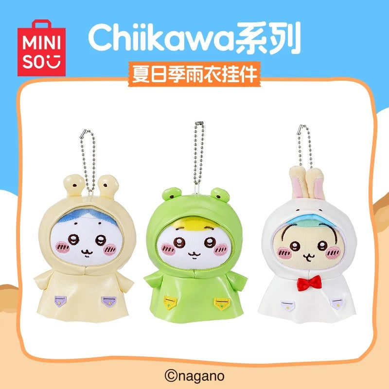 Miniso x Chiikawa | Chiikawa Summer Day Series Raincoat Mascot - Usagi
