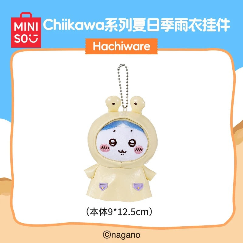 Miniso x Chiikawa | Chiikawa Summer Day Series Raincoat Mascot - Usagi