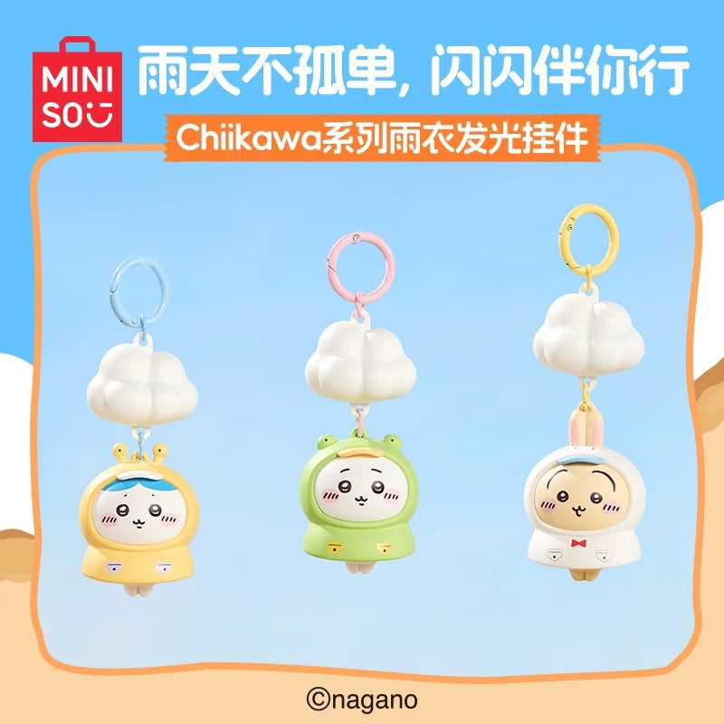 Miniso x Chiikawa | Chiikawa Summer Day Series Raincoat Luminous Pendant Charm