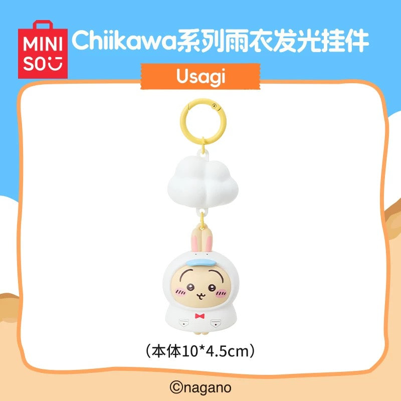 Miniso x Chiikawa | Chiikawa Summer Day Series Raincoat Luminous Pendant Charm