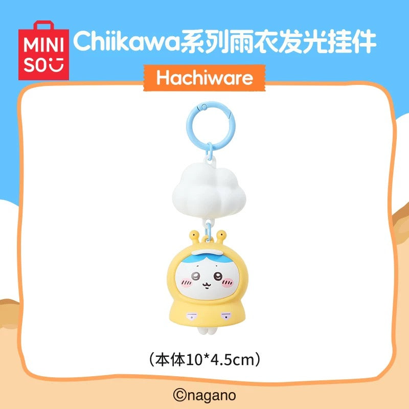 Miniso x Chiikawa | Chiikawa Summer Day Series Raincoat Luminous Pendant Charm