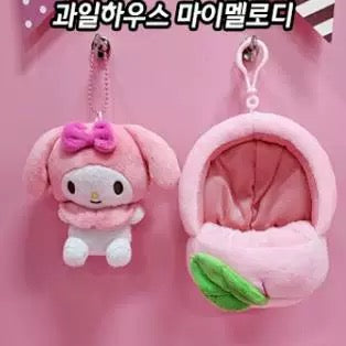 Sanrio Korea | Sanrio Fruit House Mascot Plush Keychain (Can be Seperated)
