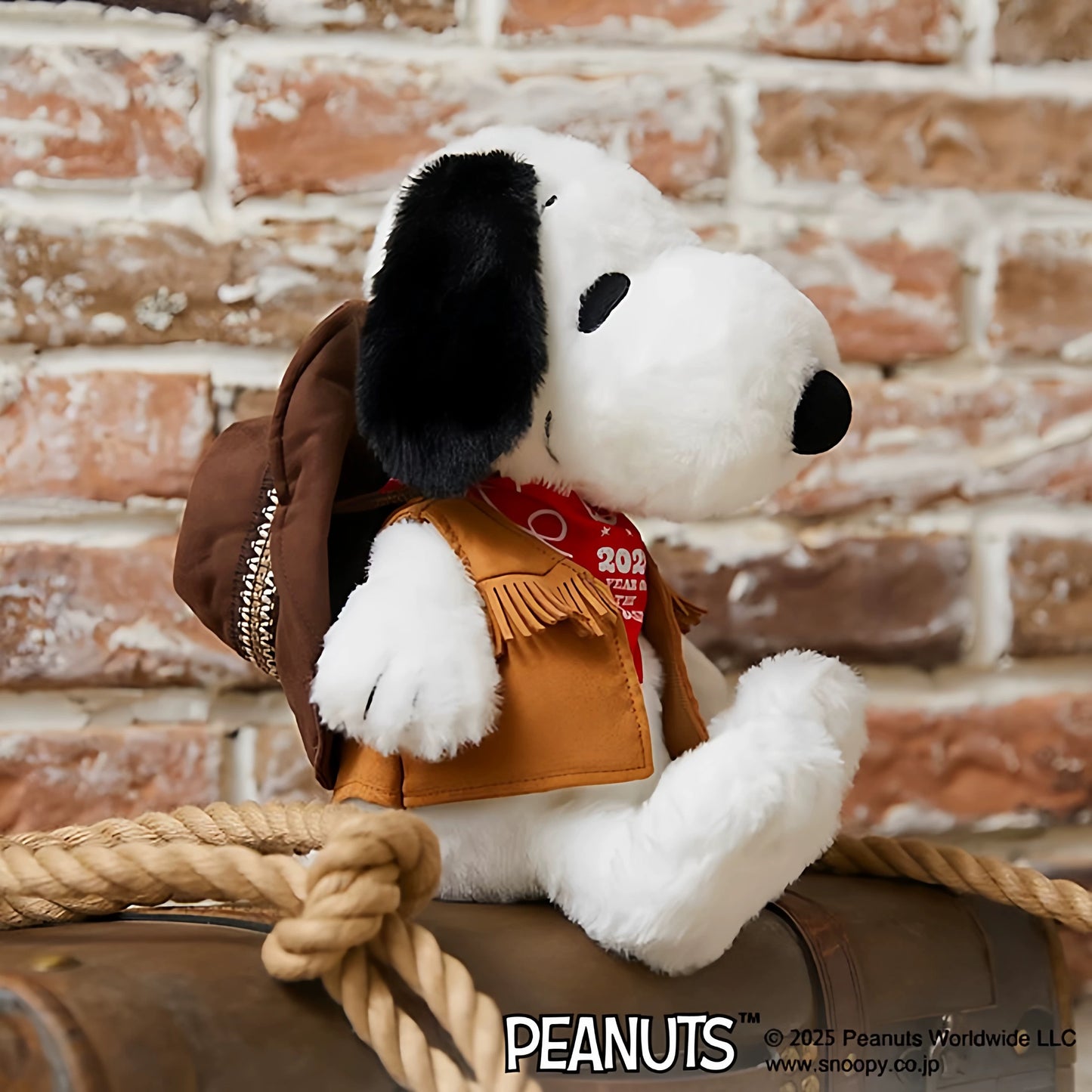 PEANUTS | Year of Horse 2026 - Snoopy Cow Boy Plush Toy