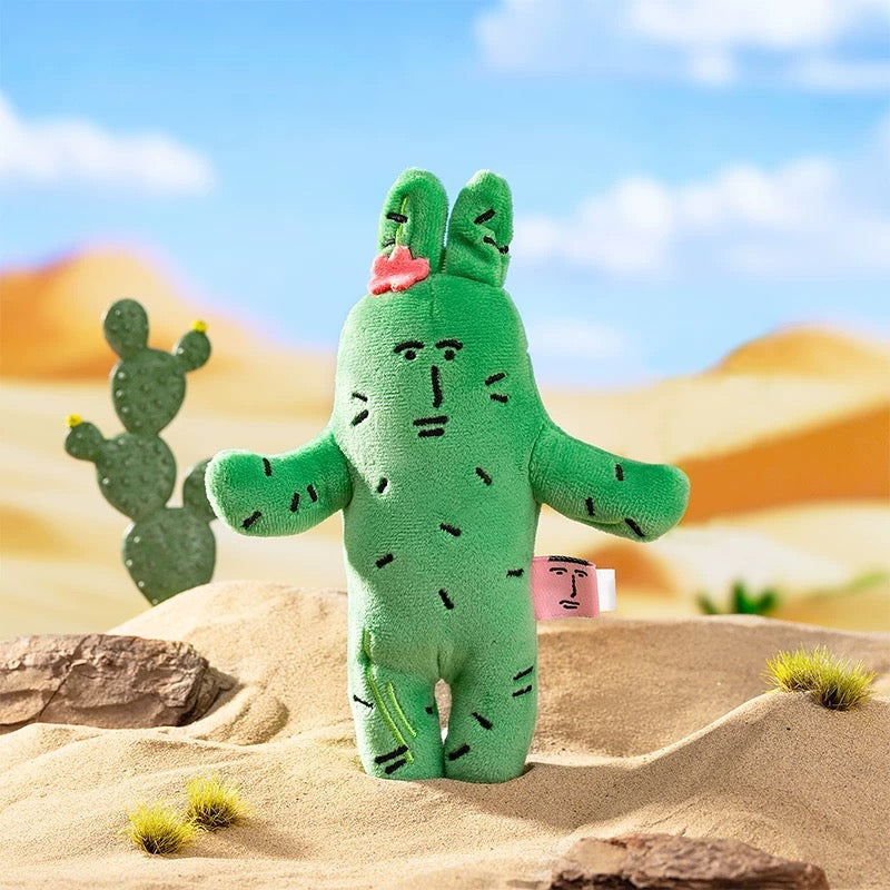 MY FRIEND RABBIT | Pink Rabbit Cactus Mascot Keychain