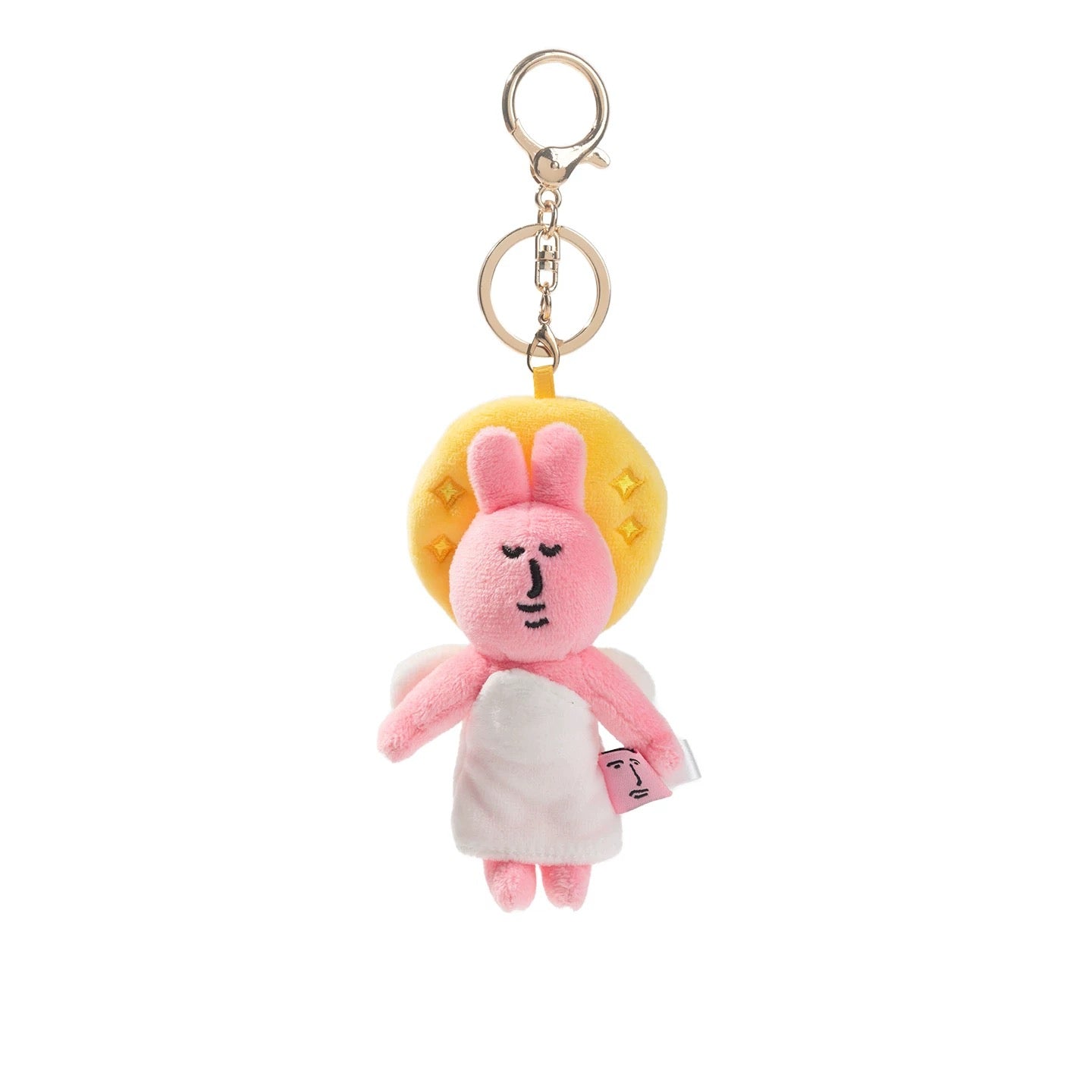 MY FRIEND RABBIT | Pink Rabbit Mascot Keychain - Angel