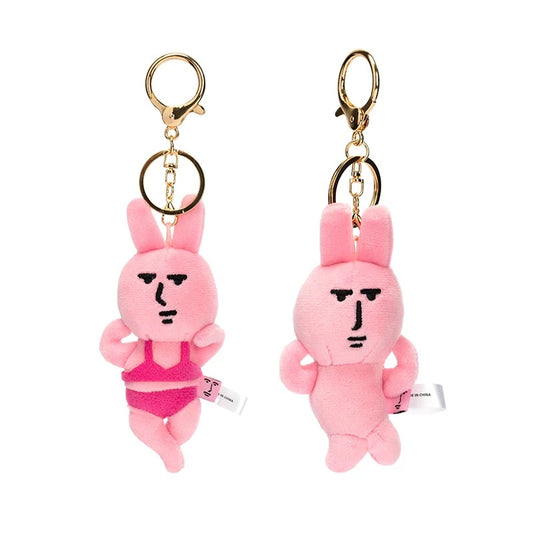 MY FRIEND RABBIT | Pink Rabbit Swim Wear Mascot Holder