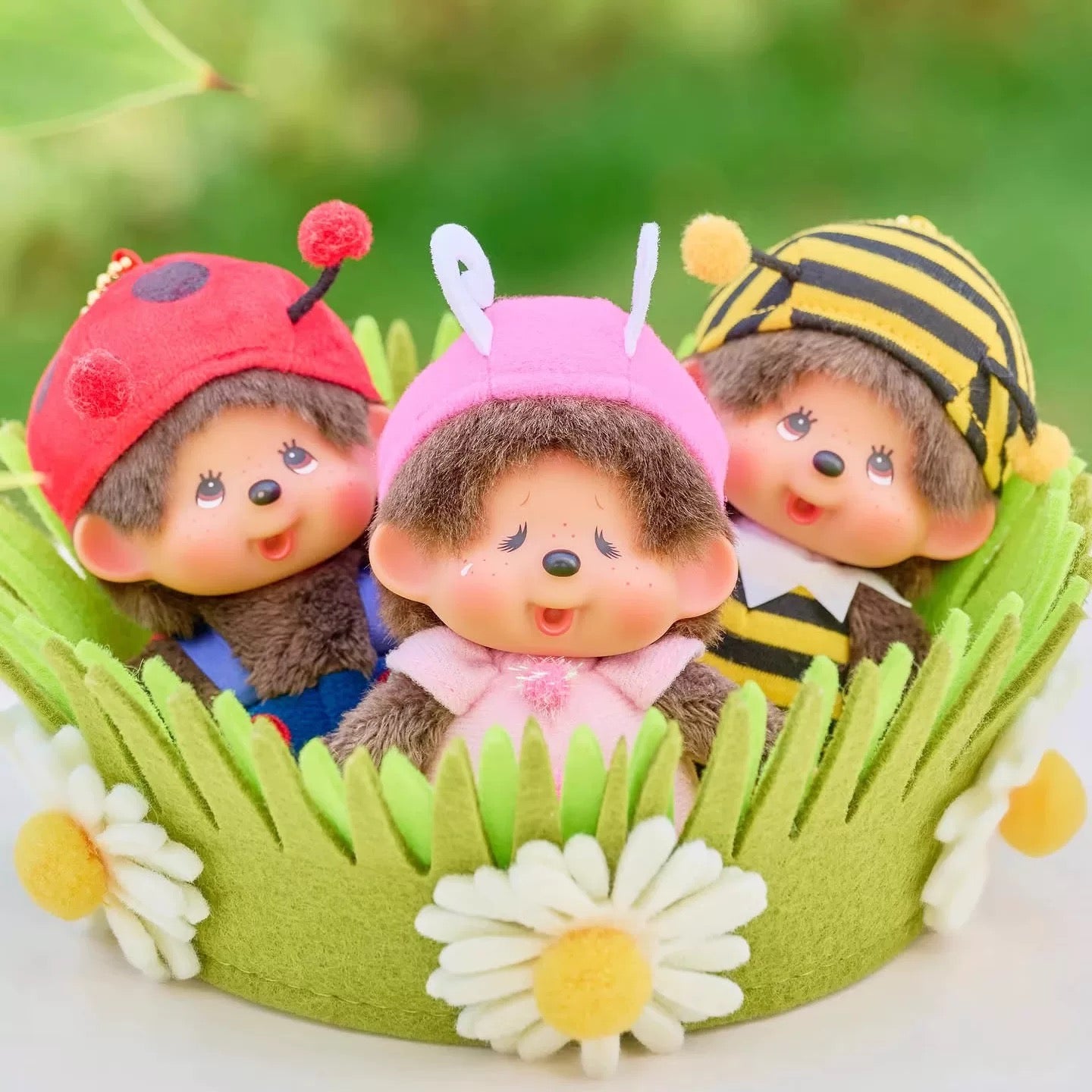 Monchhichi | Monchhichi Face Large SS Keychain - Butterfly (OS exclusive)