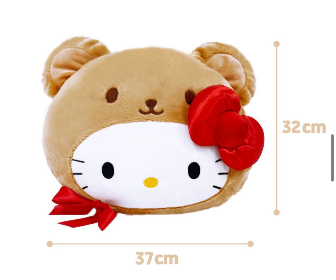 Sanrio Korea | Sanrio Seoul Limited Hello Kitty 50th Anniversary Bear Cushion