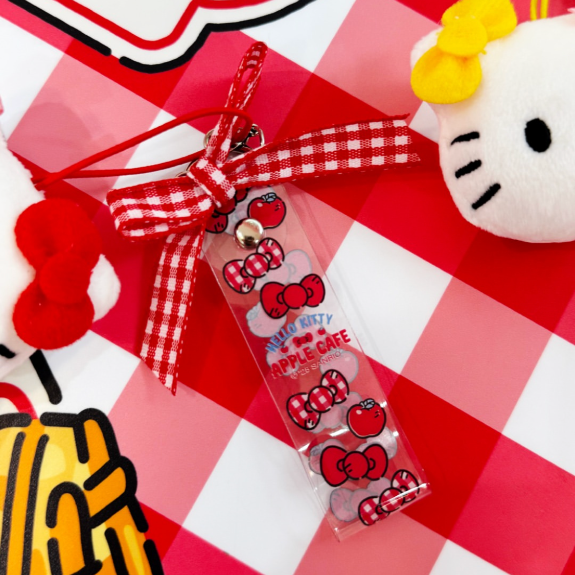 Sanrio Korea | Sanrio Apple Cafe Limited Mascot Phone Strap