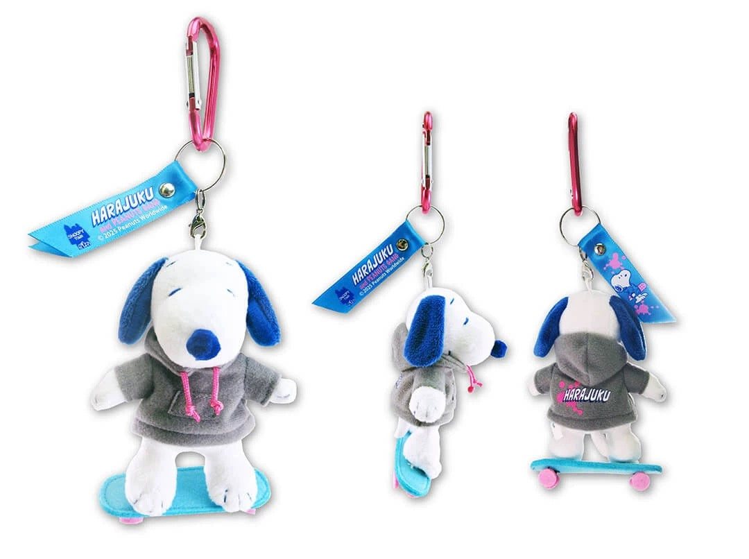 PEANUTS | HARUJUKU and PEANUTS GANG Mascot Keychain - Snoopy Skateball