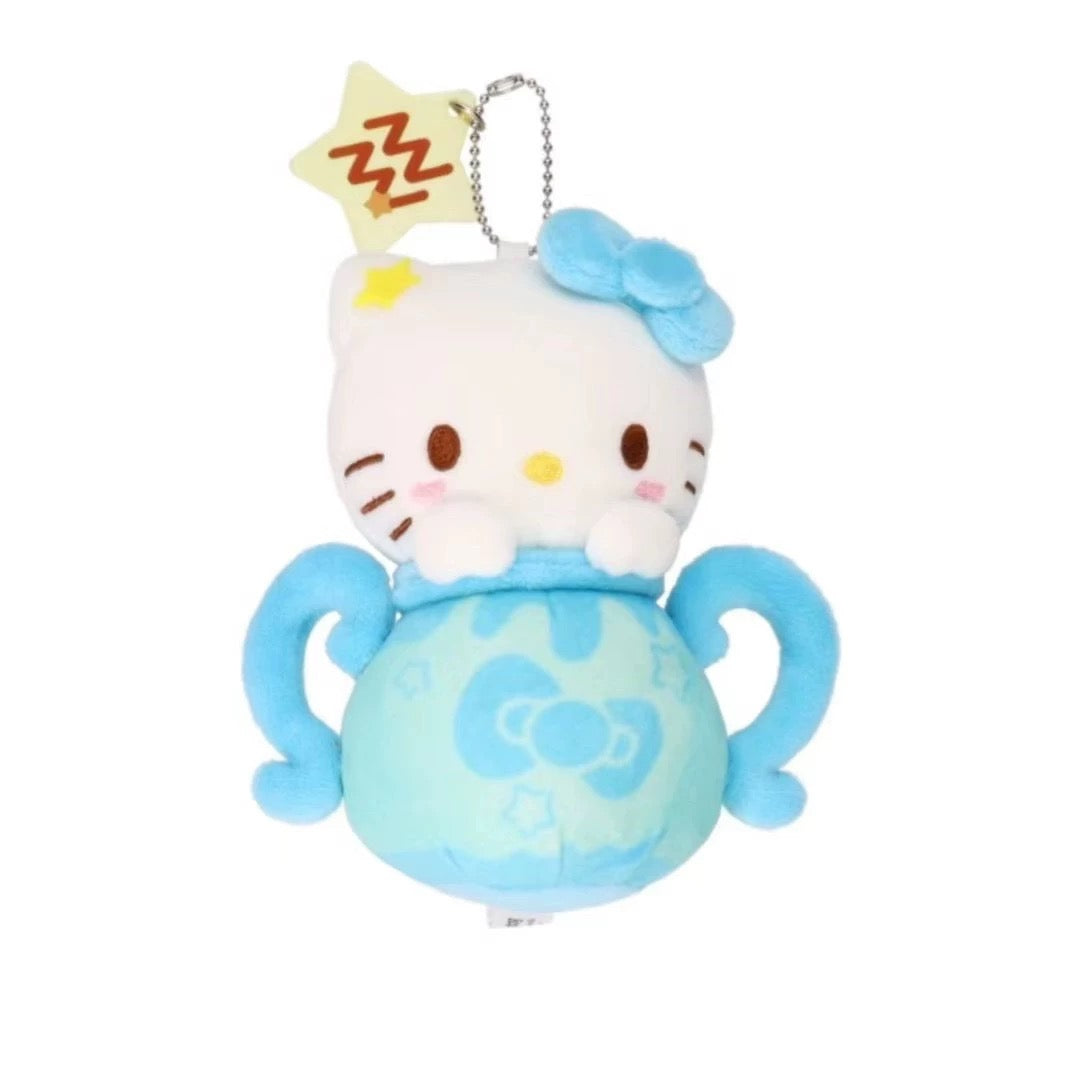 Sanrio Avail | 12 Zodiac Star Sign Collection Mascot Charm - Hello Kitty 11 Aquarius