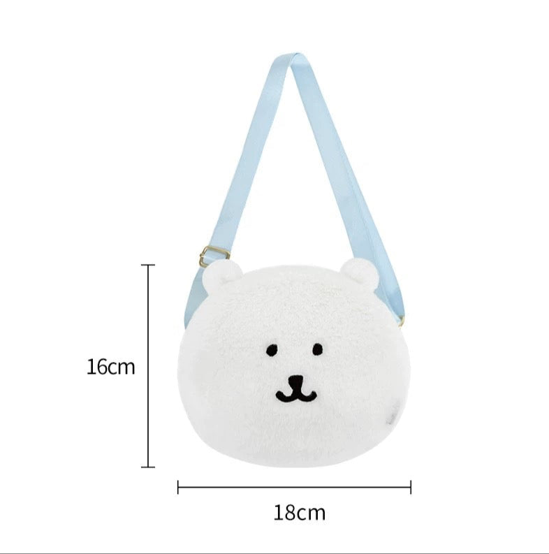 Miniso x Nagano | Nagano Bear Plush Cross Body Bag