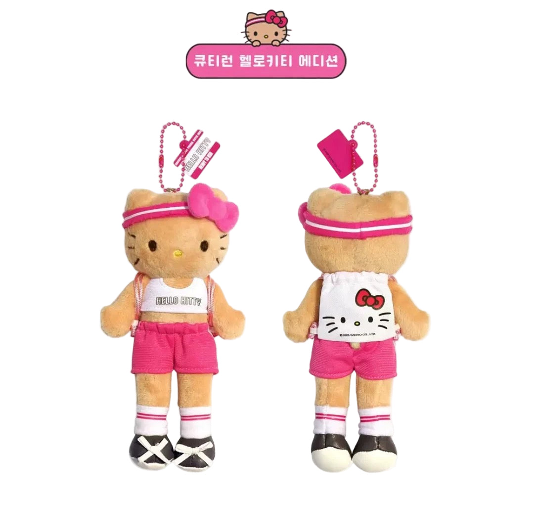 OLIVE YOUNG x Sanrio | Sanrio Characters Cutie Run Tanned Mascot - Long-Leg Hello Kitty