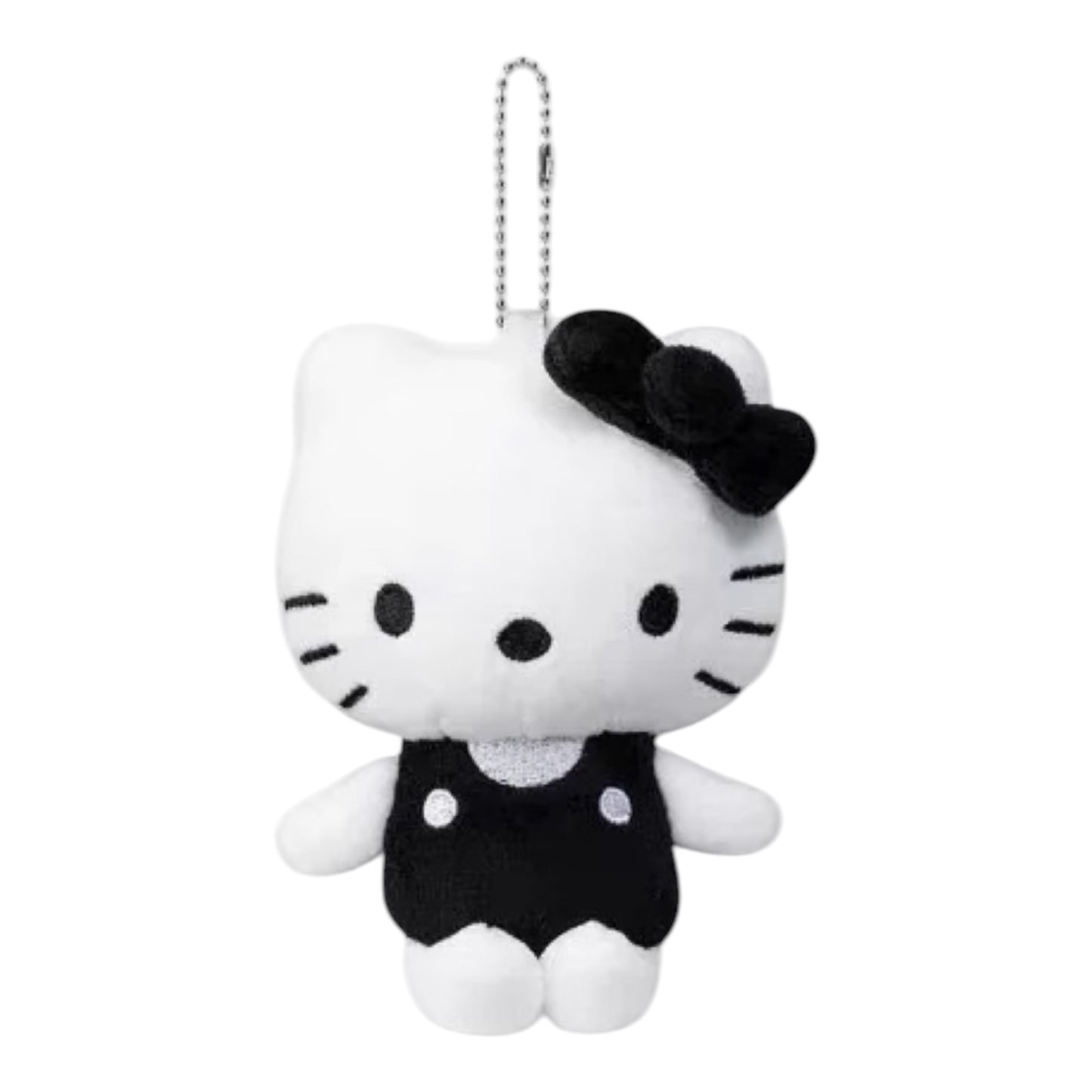 Sanrio Avail | Hello Kitty Classic Mascot Charm - Black & White (New Version without 50th Strip)