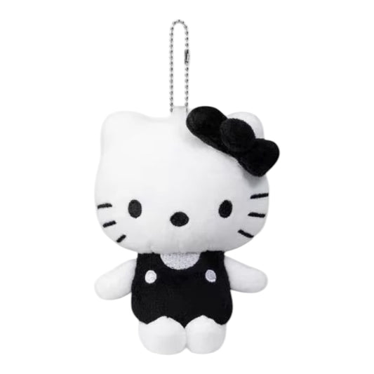 Sanrio Avail | Hello Kitty Classic Mascot Charm - Black & White (New Version without 50th Strip)