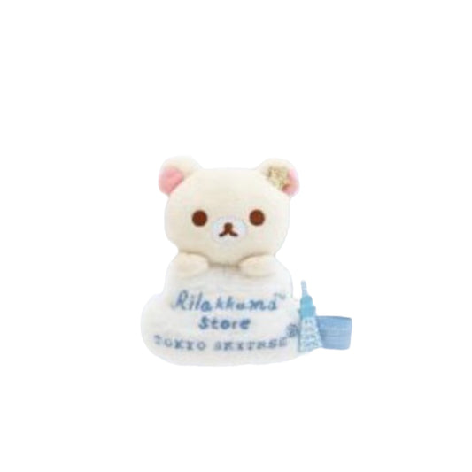 San-X | Rilakkuma Store x Tokyo Skytree Plush Magnet - Korilakkuma
