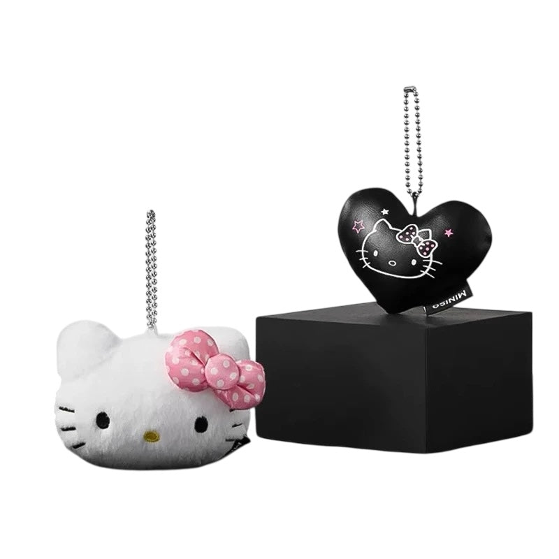 Miniso x Sanrio | Hello Kitty Heart Mascot Twin Pack with Ball Chain