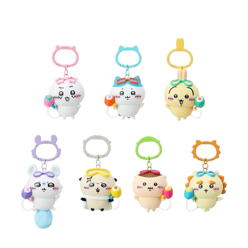 Miniso x Chiikawa | Chiikawa Summer Day Series Water Gun Figure Key Ring