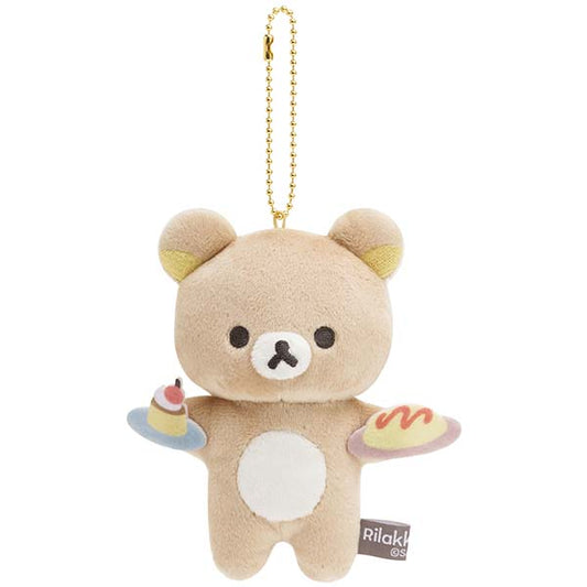 San-X | Rilakkuma BASIC RILAKKUMA Favorite Things Hanging Plush Toy - Rilakkuma MO67201