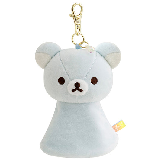 San-X |  Rilakkuma Rainy Day to Sunny Theme - Key Cover With Plush Reel - Rilakkuma AB29301