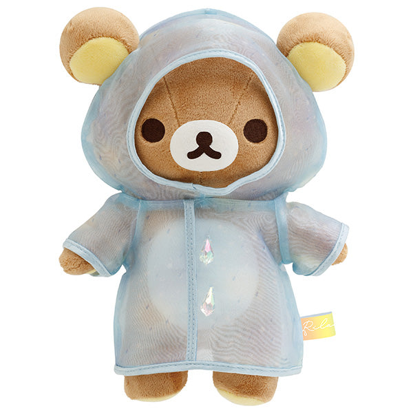 San-X | Rilakkuma Rainy Day to Sunny Theme - Stuffed Toy - Raincoat Rilakkuma MO98001