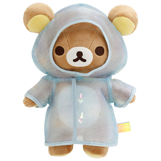 San-X |  Rilakkuma Rainy Day to Sunny Theme - Stuffed Toy -  Raincoat Rilakkuma MO98001